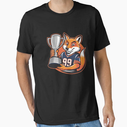 Fox Champion Mascot T-Shirt - Unique Graphic Men Women - T-Shirt, Sweatshirt, Hoodie