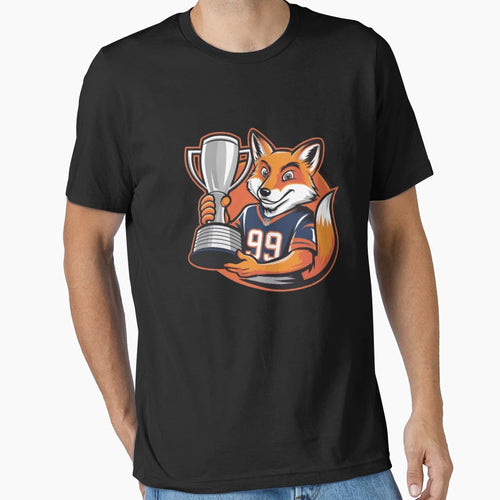 Fox Champion Mascot T-Shirt - Unique Graphic Men Women - T-Shirt, Sweatshirt, Hoodie