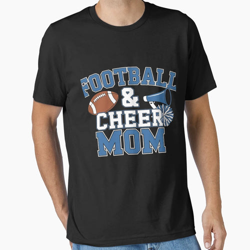 Football Cheer Mom Cheer Spirit Funny T-Shirt - Fun Novelty Design Unisex - T-Shirt, Sweatshirt, Hoodie