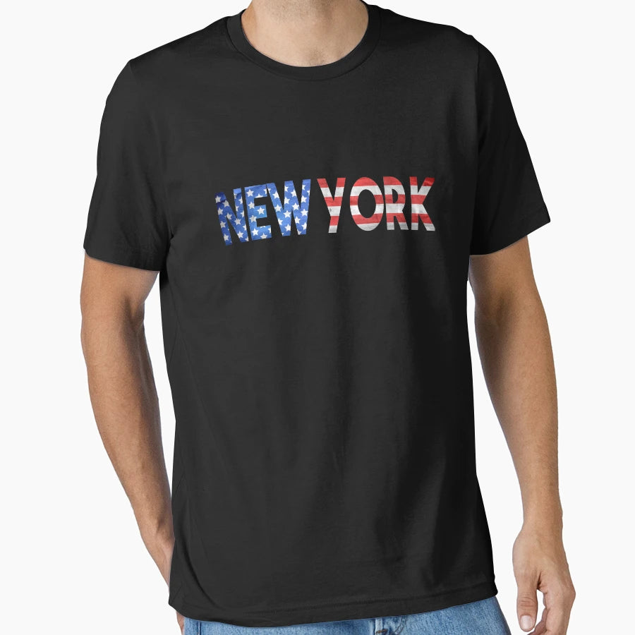 New York Font T-Shirt - Casual Everyday Wear Men Women - T-Shirt, Sweatshirt, Hoodie