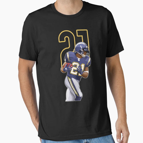 Ladainian Tomlinson San Diego 21 Number T-Shirt - Custom Art Print Unisex - T-Shirt, Sweatshirt, Hoodie