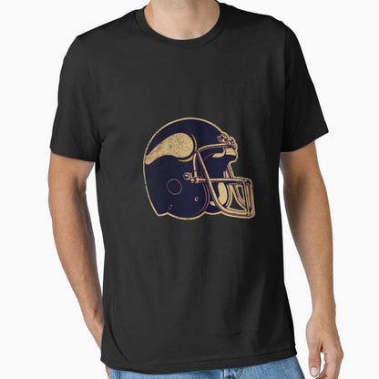 80S Vikings Helmet T-Shirt - Custom Art Print Unisex - T-Shirt, Sweatshirt, Hoodie