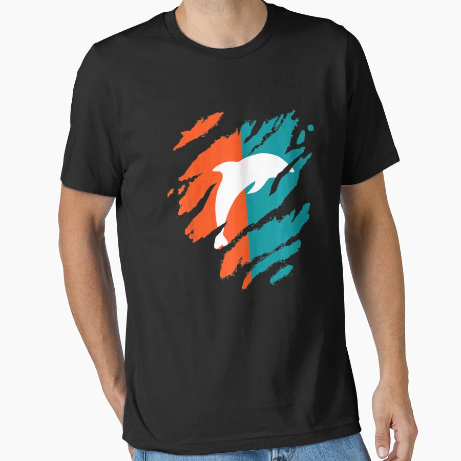 Mens Miami Dolphin Florida Fans Father T-Shirt - Trendy Graphic for Adults - T-Shirt, Sweatshirt, Hoodie