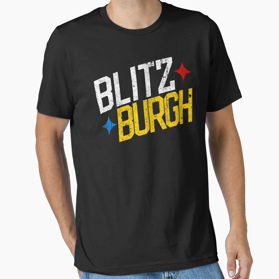 Blitzburgh T-Shirt - Minimalist Print for Adults - T-Shirt, Sweatshirt, Hoodie