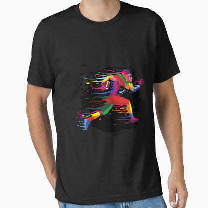 American Football Player T-Shirt - Trendy Graphic Men Women - T-Shirt, Sweatshirt, Hoodie