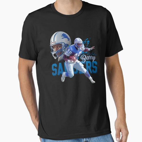 Barry Sanders T-Shirt - Casual Everyday Wear for Adults - T-Shirt, Sweatshirt, Hoodie