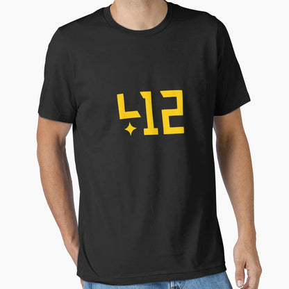 Best Selling 412 Pittsburgh T-Shirt - Minimalist Print Men Women - T-Shirt, Sweatshirt, Hoodie