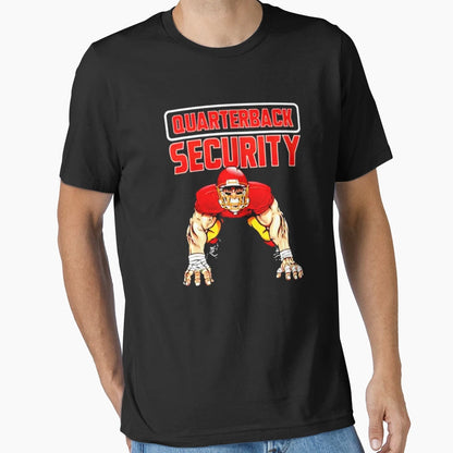 Quarterback Security T-Shirt - Aesthetic Graphic Unisex - T-Shirt, Sweatshirt, Hoodie