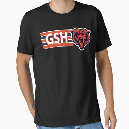 Chicago Bear Gsh T-Shirt - Minimalist Print Unisex - T-Shirt, Sweatshirt, Hoodie