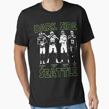 Dark Side 12 Football T-Shirt - Unique Graphic Men Women - T-Shirt, Sweatshirt, Hoodie