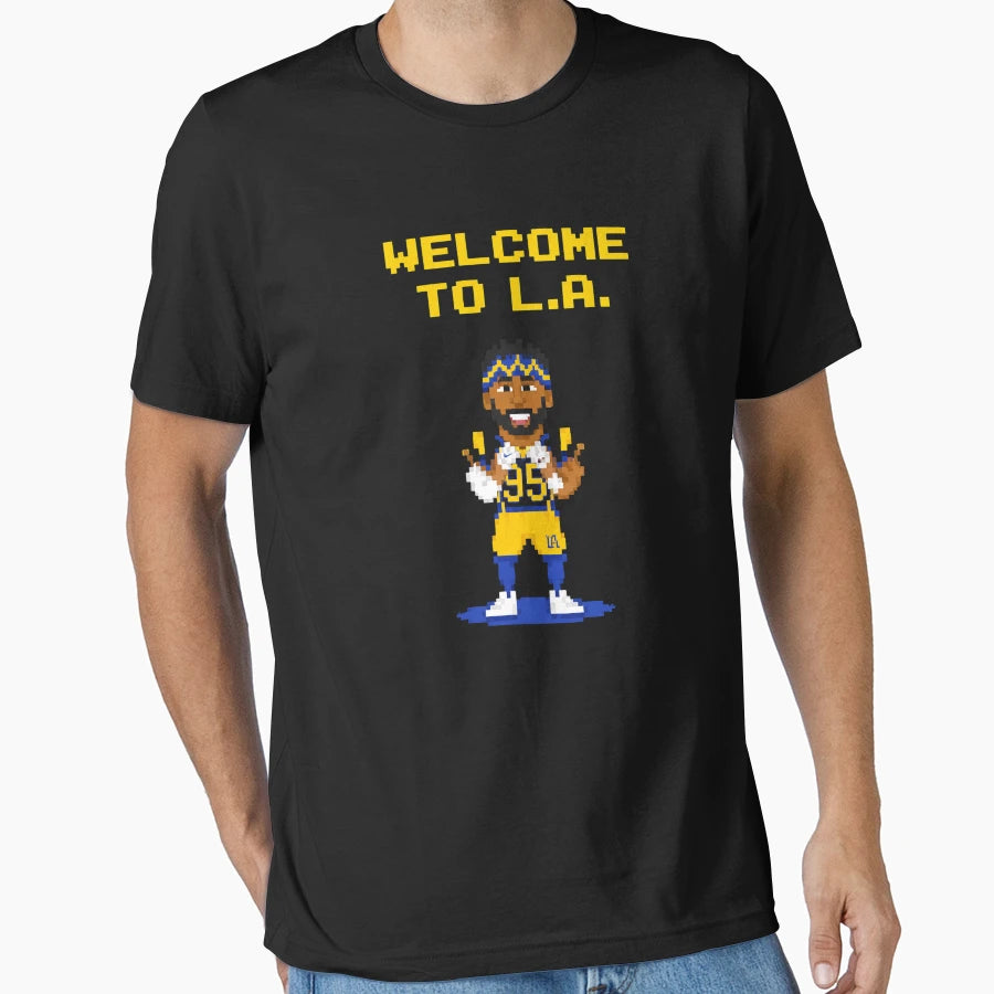 Aaron Donald Welcome To Los Angeles T-Shirt - Novelty Apparel Men Women - T-Shirt, Sweatshirt, Hoodie