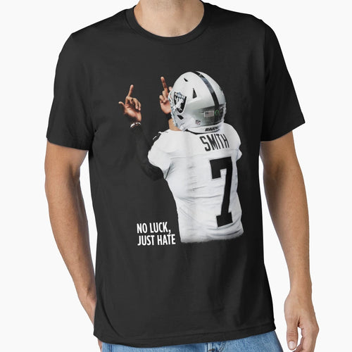 Geno Smith No Luck Just Hate T-Shirt - Custom Art Print Men Women - T-Shirt, Sweatshirt, Hoodie