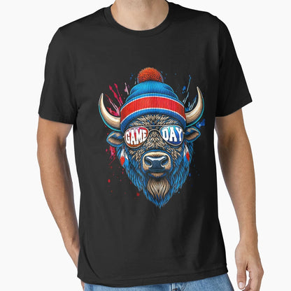 Buffalo Football Game Day T-Shirt - Minimalist Print Men Women - T-Shirt, Sweatshirt, Hoodie