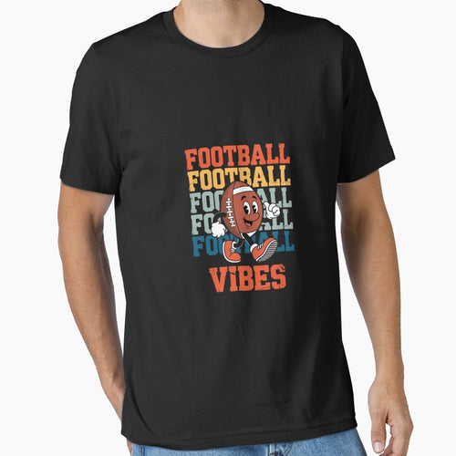 Football Game Day Sports Mothers Day T-Shirt - Custom Art Print Men Women - T-Shirt, Sweatshirt, Hoodie