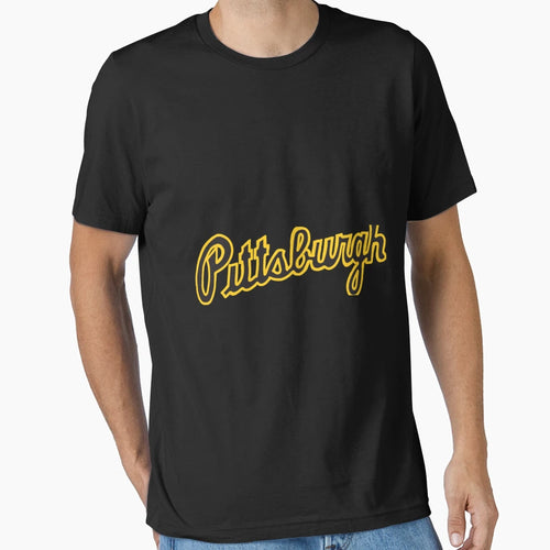Pittsburgh Script T-Shirt - Aesthetic Graphic Men Women - T-Shirt, Sweatshirt, Hoodie