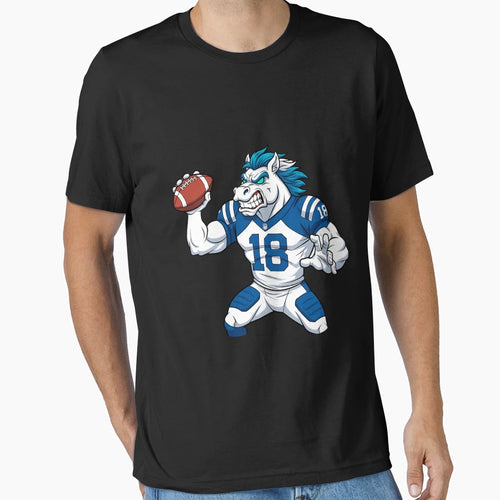 Indianapolis Colts Furious Qb T-Shirt - Aesthetic Graphic Men Women - T-Shirt, Sweatshirt, Hoodie
