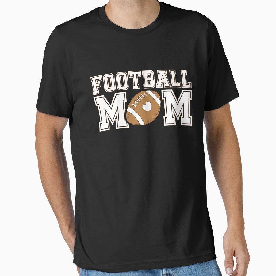 Funny Womens Game Day Football Mom T-Shirt - Unique Graphic for Adults - T-Shirt, Sweatshirt, Hoodie