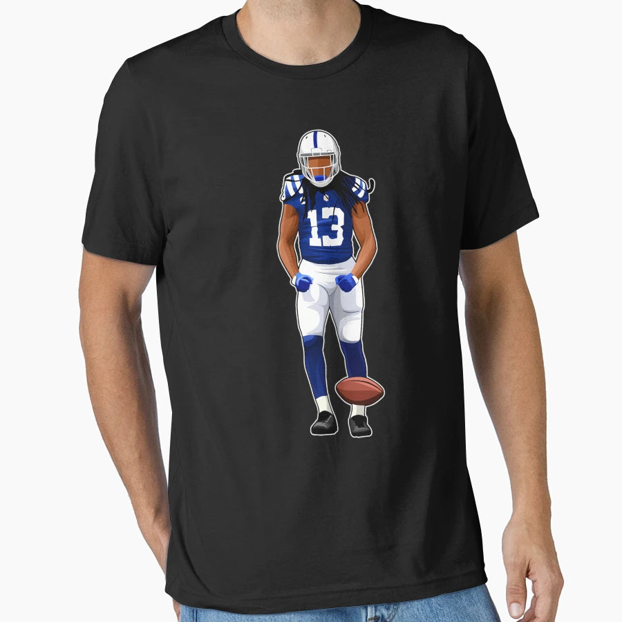 Ty Hilton 13 Celebrates Firstdown T-Shirt - Unique Graphic for Adults - T-Shirt, Sweatshirt, Hoodie