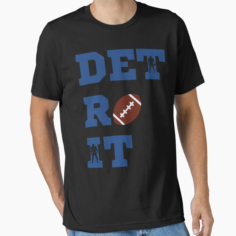 Detroit Football American Sports Pride T-Shirt - Streetwear Style Unisex - T-Shirt, Sweatshirt, Hoodie