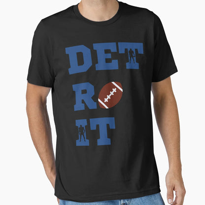 Detroit Football American Sports Pride T-Shirt - Streetwear Style Unisex - T-Shirt, Sweatshirt, Hoodie