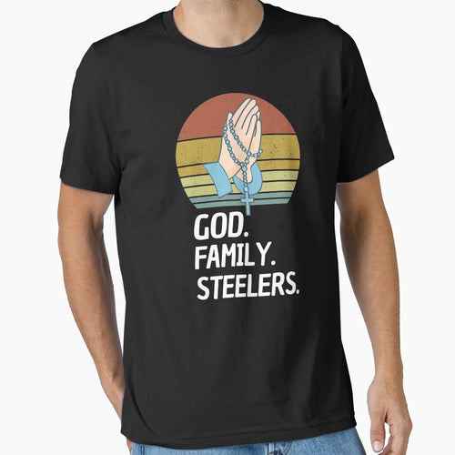 God Family Steelers Veterans Day Parade T-Shirt - Graphic Print for Adults - T-Shirt, Sweatshirt, Hoodie