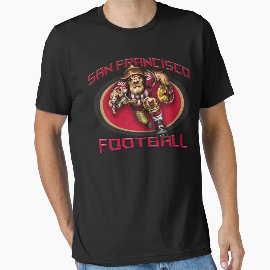 San Francisco Football T-Shirt - Unique Graphic Men Women - T-Shirt, Sweatshirt, Hoodie