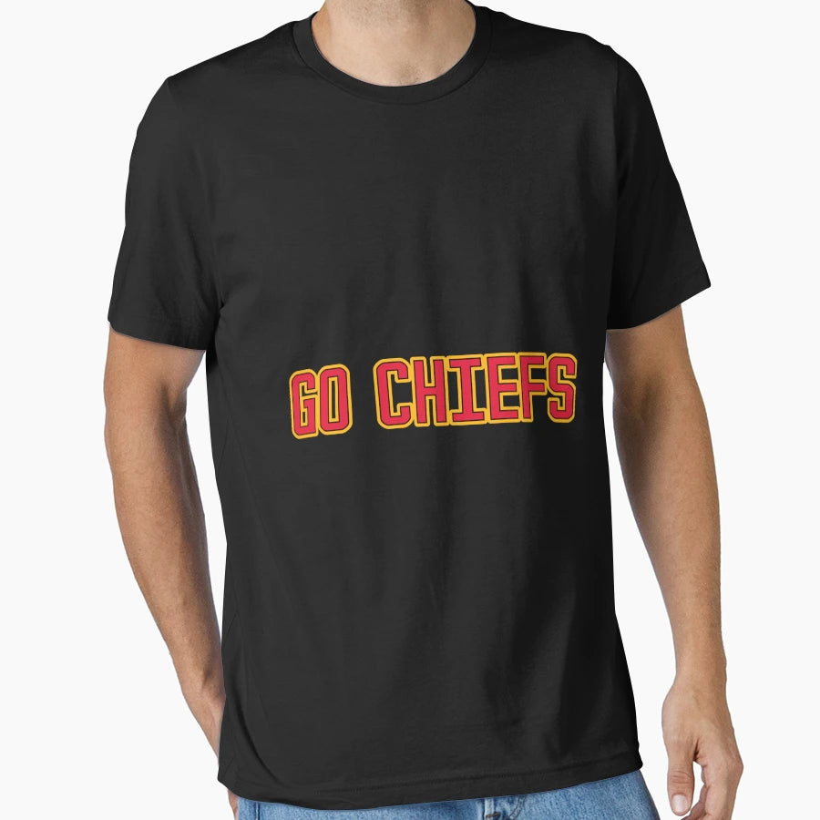 Go Chiefs T-Shirt - Trendy Graphic for Adults - T-Shirt, Sweatshirt, Hoodie