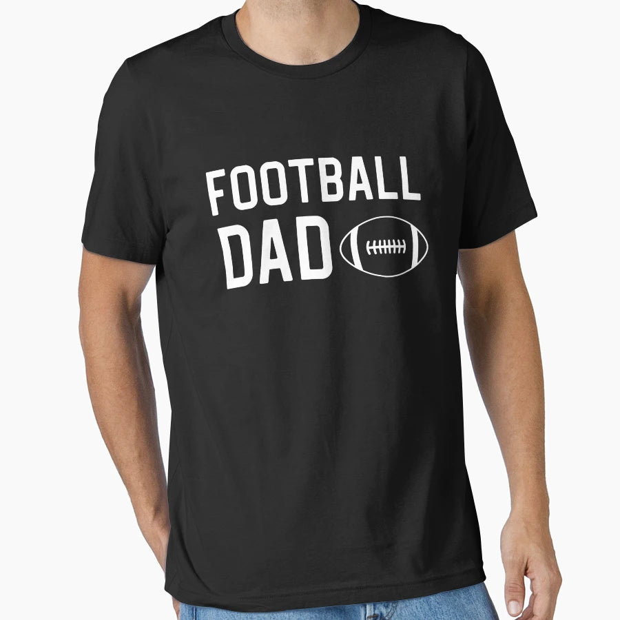 Funny Football Dad Football Dad T-Shirt - Custom Art Print Men Women - T-Shirt, Sweatshirt, Hoodie