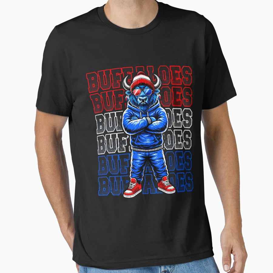 Buffalo Football Game Day T-Shirt - Fun Novelty Design Men Women - T-Shirt, Sweatshirt, Hoodie