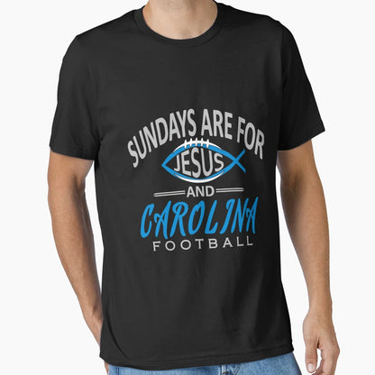 Sundays Are Jesus Carolina Funny T-Shirt - Graphic Print Men Women - T-Shirt, Sweatshirt, Hoodie