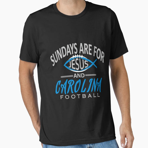 Sundays Are Jesus Carolina Funny T-Shirt - Graphic Print Men Women - T-Shirt, Sweatshirt, Hoodie