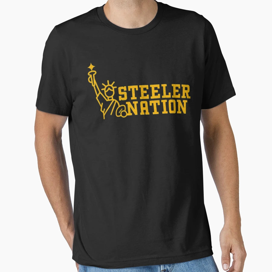 Steeler Nation T-Shirt - Unique Graphic Men Women - T-Shirt, Sweatshirt, Hoodie