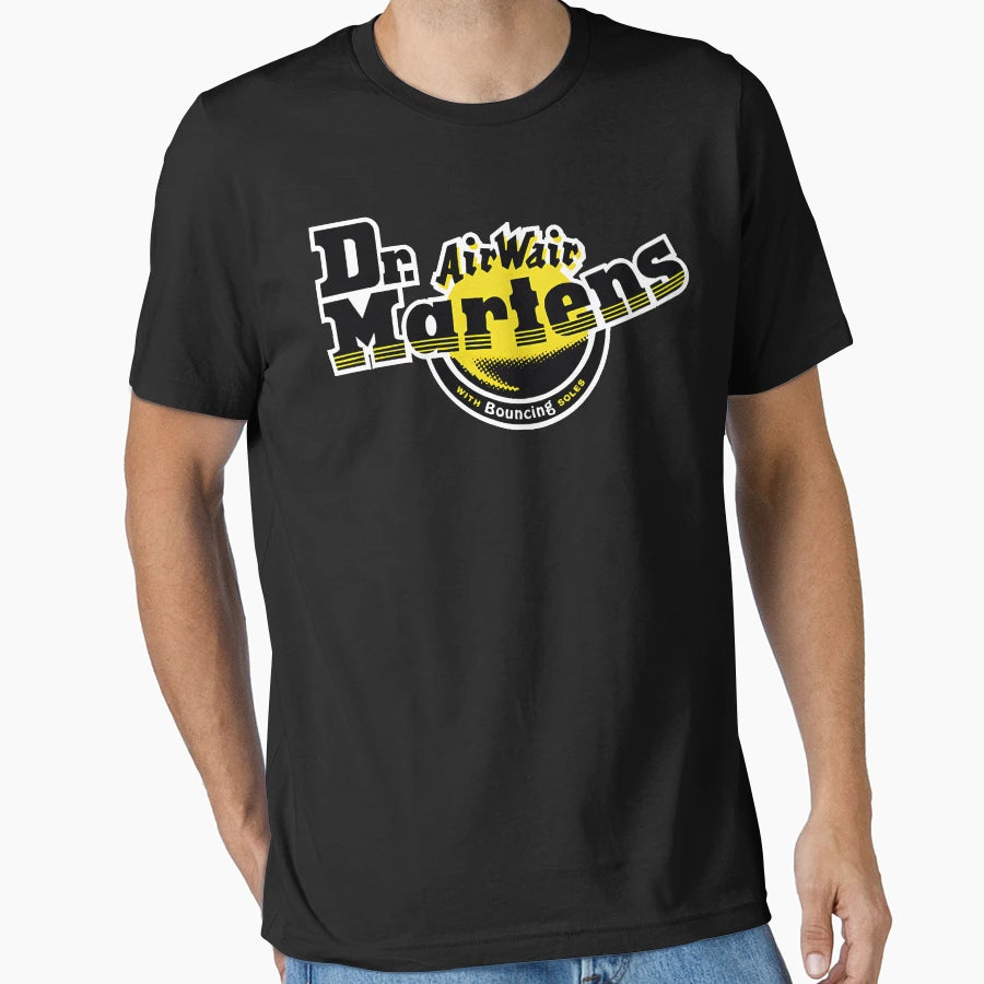Dr Marten Logo T-Shirt - Fun Novelty Design Unisex - T-Shirt, Sweatshirt, Hoodie