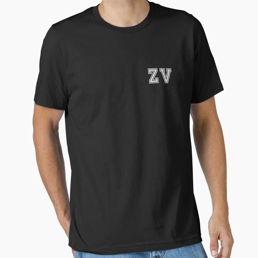 Z V Varsity Initials Varsity Letters T-Shirt - Graphic Print Men Women - T-Shirt, Sweatshirt, Hoodie
