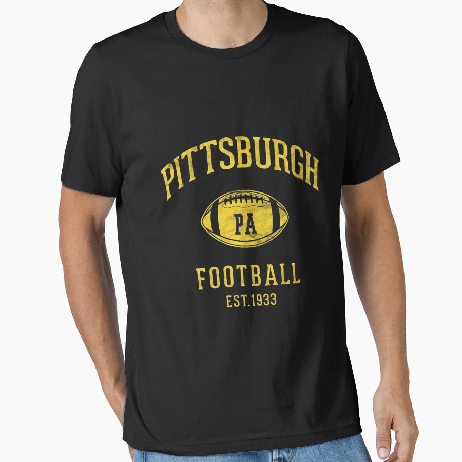 Pittsburgh Steelers Football Tailgate T-Shirt - Novelty Apparel for Adults - T-Shirt, Sweatshirt, Hoodie
