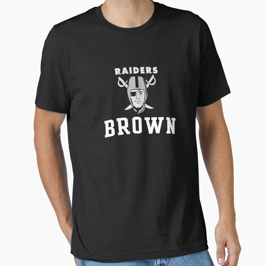 Raiders Brown Oakland T-Shirt - Minimalist Print Men Women - T-Shirt, Sweatshirt, Hoodie