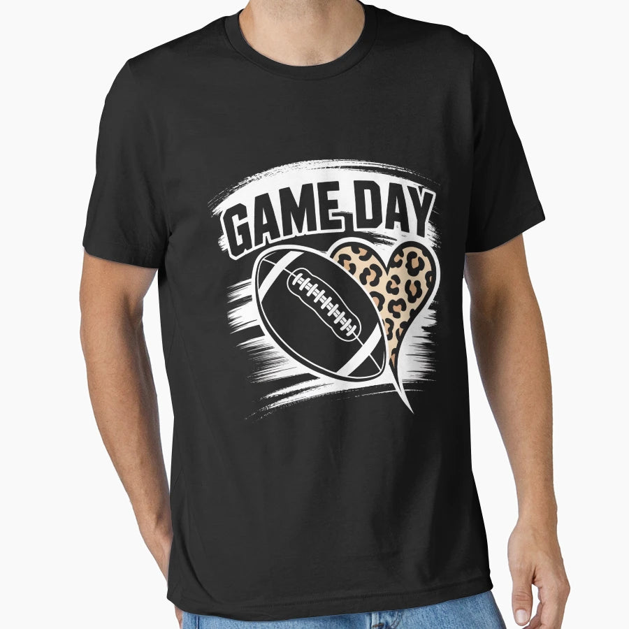 Football Game Day T-Shirt - Aesthetic Graphic for Adults - T-Shirt, Sweatshirt, Hoodie