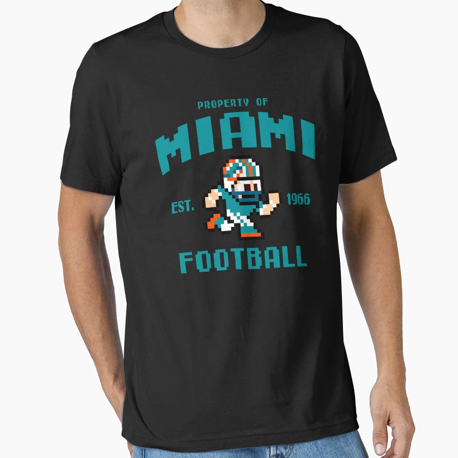 Property Miami Dolphins Football T-Shirt - Graphic Print Men Women - T-Shirt, Sweatshirt, Hoodie