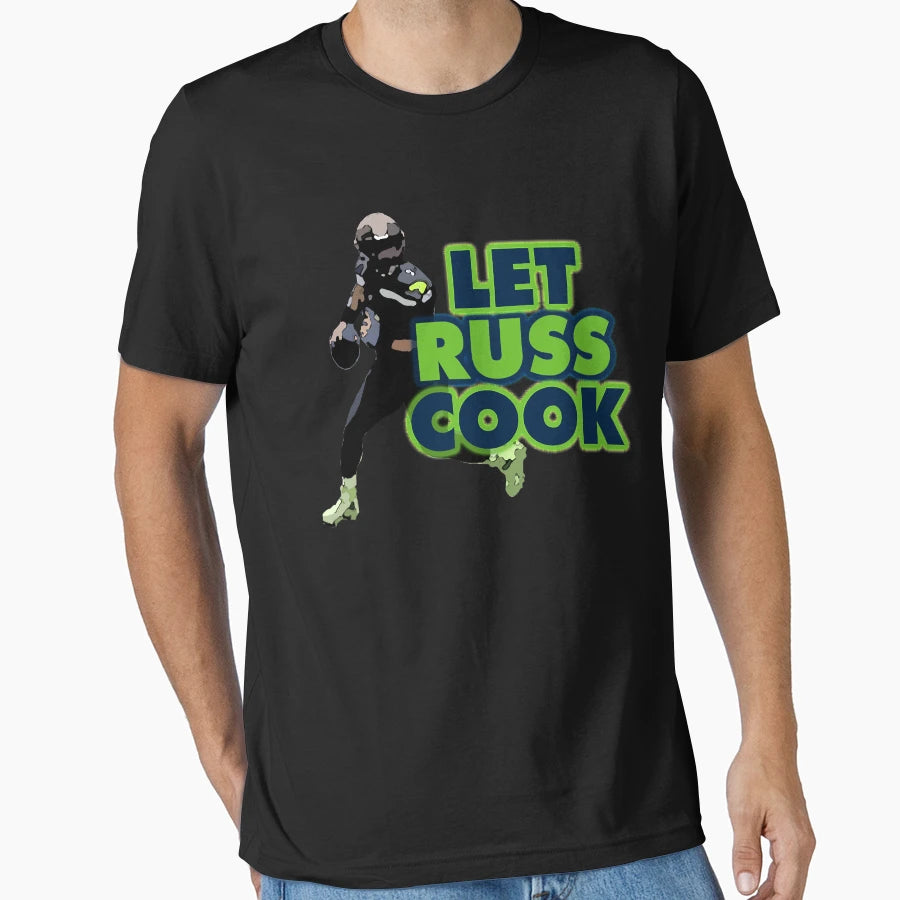 Let Russ Cook T-Shirt - Graphic Print Unisex - T-Shirt, Sweatshirt, Hoodie