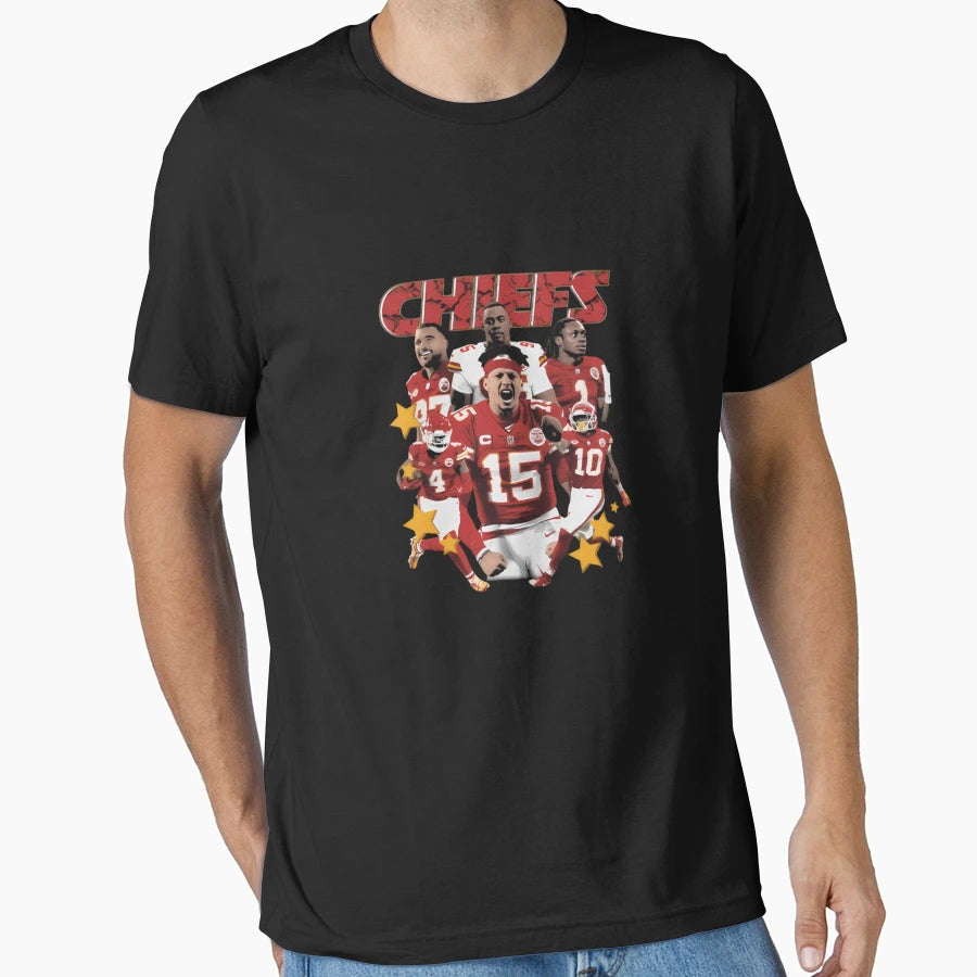 Kansas City Football Team 2024 T-Shirt - Aesthetic Graphic for Adults - T-Shirt, Sweatshirt, Hoodie