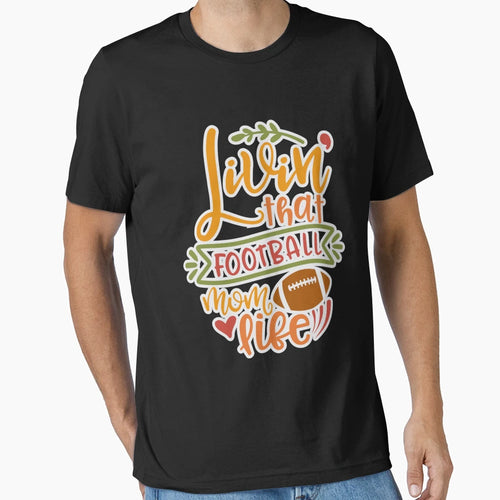 Funny Senior Football Mom Ideas T-Shirt - Aesthetic Graphic Unisex - T-Shirt, Sweatshirt, Hoodie