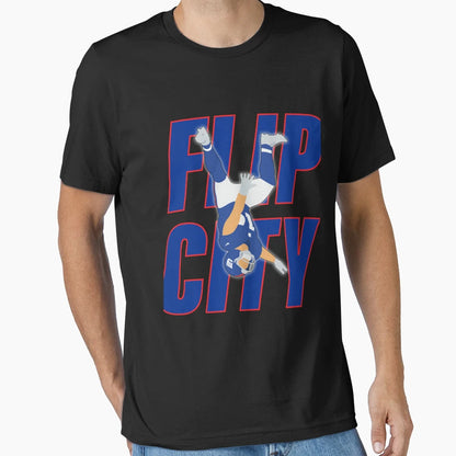 Cam Skattebo Flip City Ny Giants T-Shirt - Graphic Print Unisex - T-Shirt, Sweatshirt, Hoodie