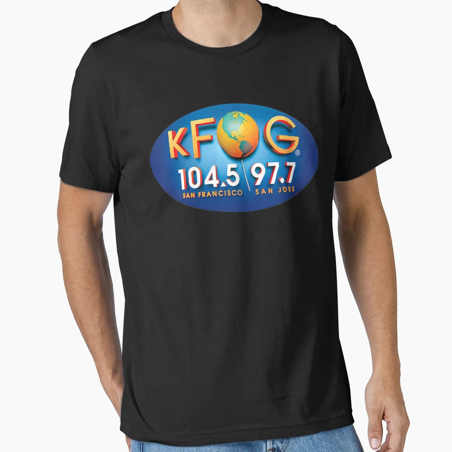 Defunct Sadly Kfog Radio Station T-Shirt - Graphic Print for Adults - T-Shirt, Sweatshirt, Hoodie
