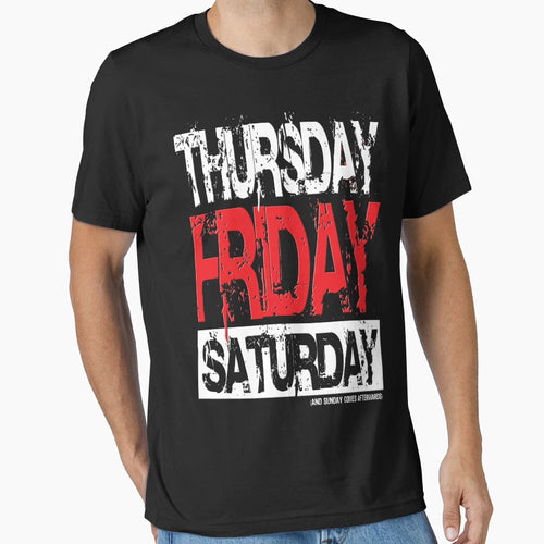 Friday 02 Dark T-Shirt - Graphic Print for Adults - T-Shirt, Sweatshirt, Hoodie