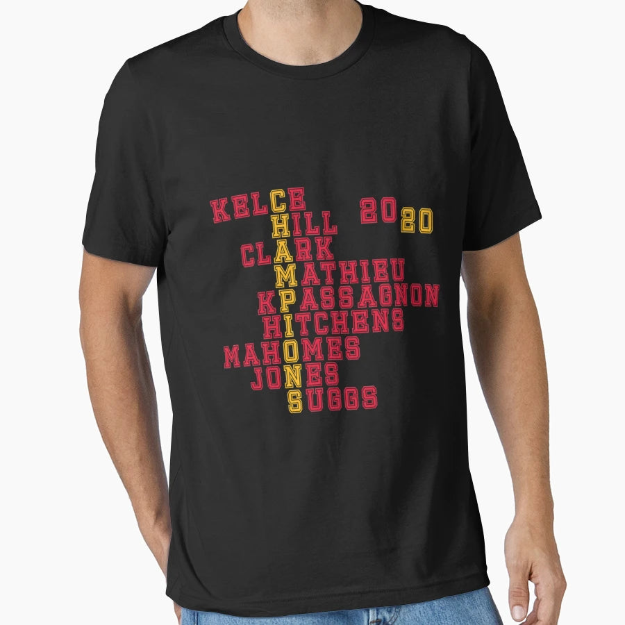 Kansas City Football 2020 Champs T-Shirt - Trendy Graphic Unisex - T-Shirt, Sweatshirt, Hoodie