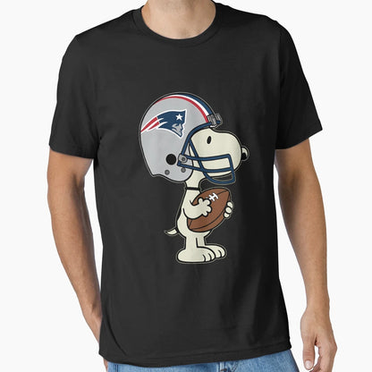 Snoopy New England Patriots Game Day T-Shirt - Fun Novelty Design Unisex - T-Shirt, Sweatshirt, Hoodie