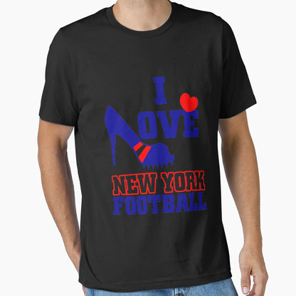 I Love New York Football T-Shirt - Streetwear Style for Adults - T-Shirt, Sweatshirt, Hoodie