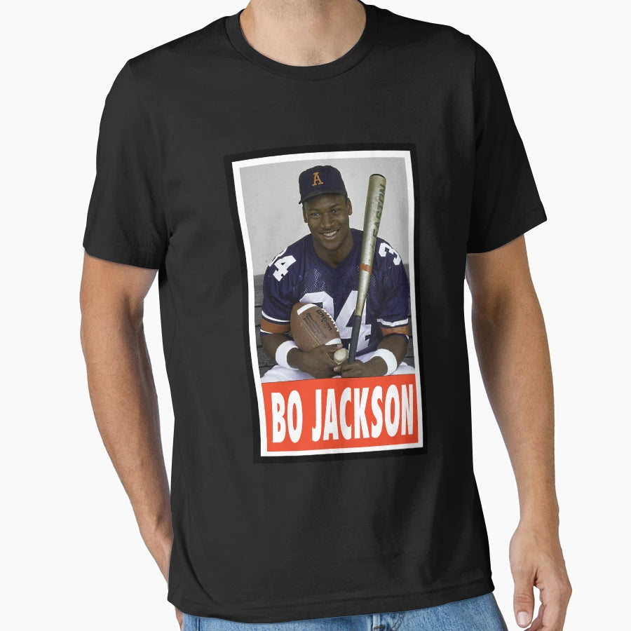 Sport Bo Jackson T-Shirt - Custom Art Print Men Women - T-Shirt, Sweatshirt, Hoodie