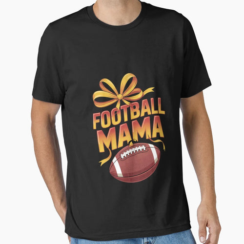 Coquette Bow Game Day Football T-Shirt - Casual Everyday Wear Men Women - T-Shirt, Sweatshirt, Hoodie