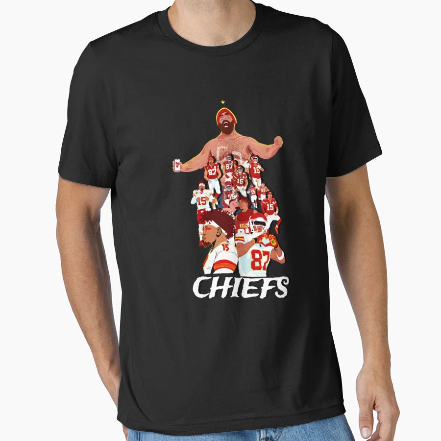 Kansas City Chiefs T-Shirt - Novelty Apparel for Adults - T-Shirt, Sweatshirt, Hoodie
